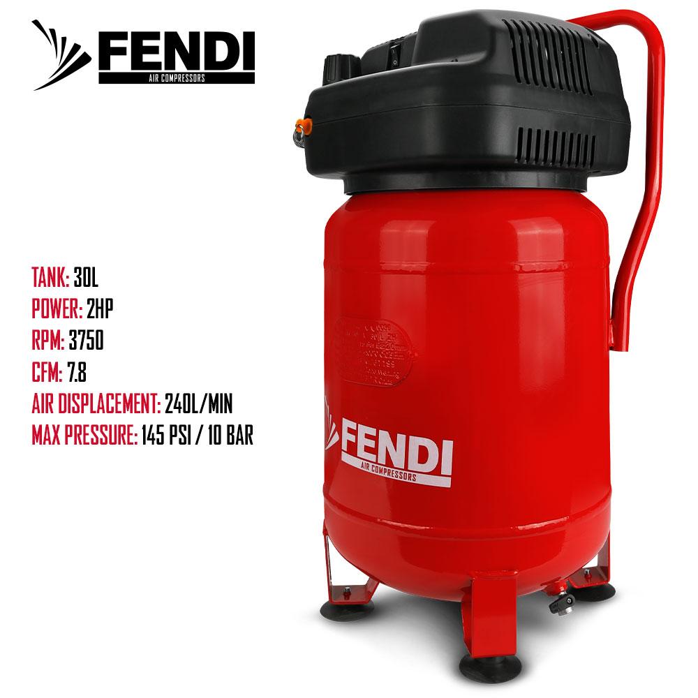 Fendi FEN30 30L 2HP Oil Free Air Compressor