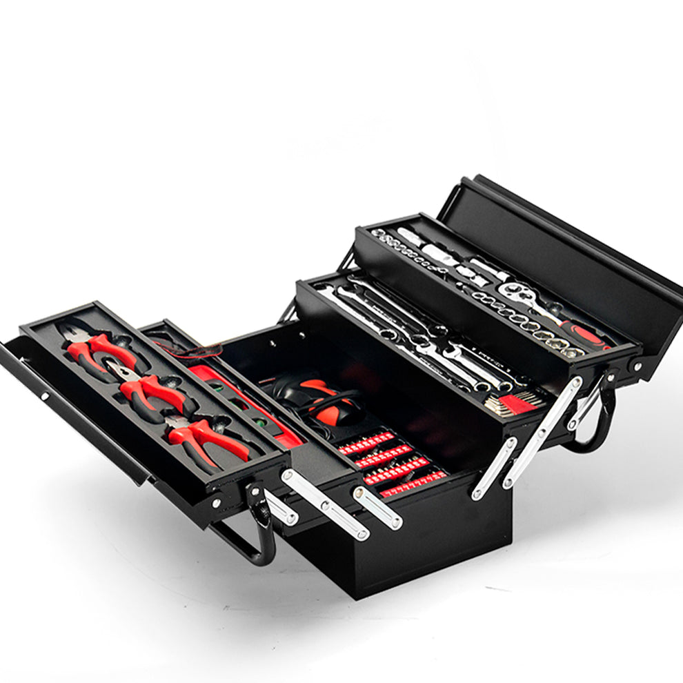 Bullet 118pc Tool Kit Box Set | Comprehensive Household Toolbox | Toolbarn