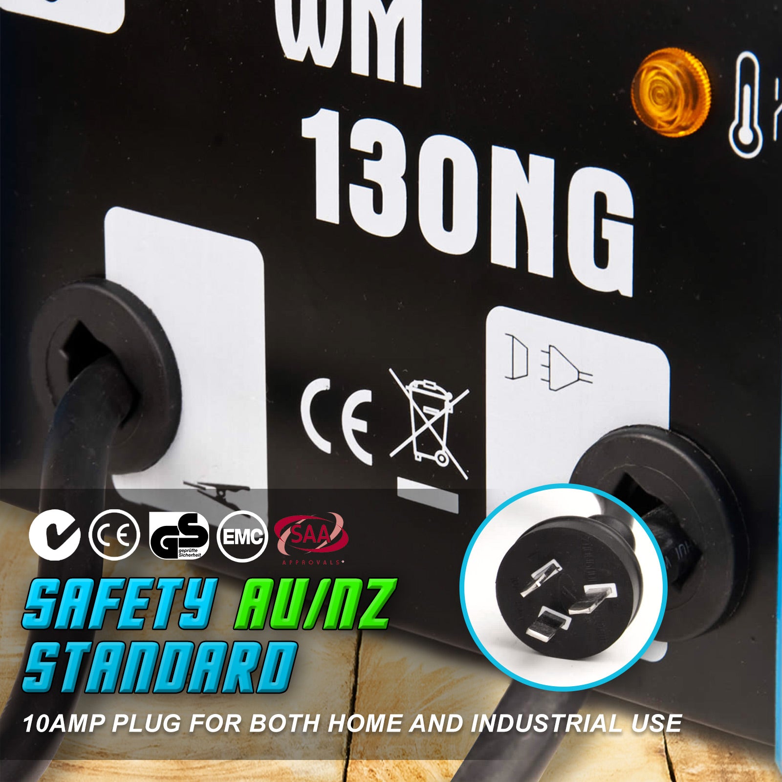 MIG Gasless Welder 130Amp