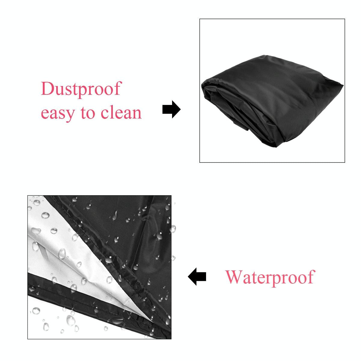 Protective Cover for Lawn Mower - 177x110x110cm - Uv & Leaf Resistant